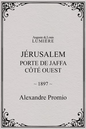 Jérusalem : Porte de Jaffa, côté ouest