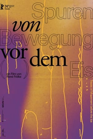 Spuren von Bewegung vor dem Eis