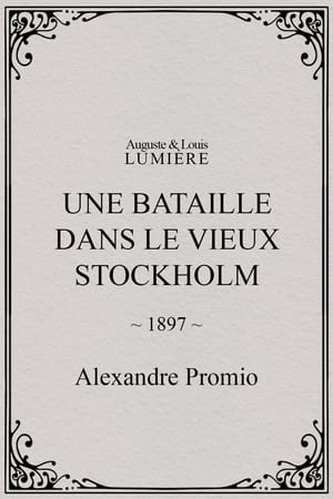Une bataille dans le vieux Stockholm