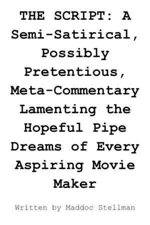 THE SCRIPT: A Semi-Satirical, Possibly Pretentious, Meta-Commentary Lamenting the Hopeful Pipe Dreams of Every Aspiring Movie Maker