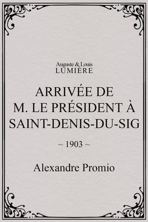 Arrivée de M. le président à Saint-Denis-du-Sig