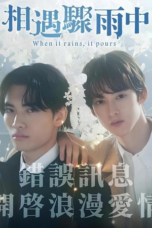 相遇骤雨中