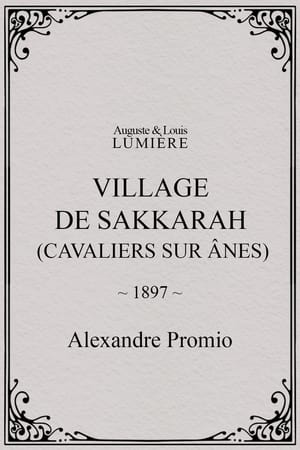 Village de Sakkarah (cavaliers sur ânes)