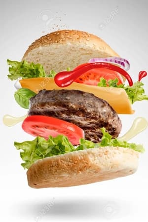 Tran Minh Hieu Eats a Bacon Double Cheeseburger