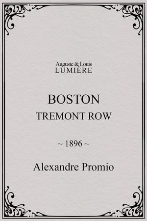 Boston, Tremont row