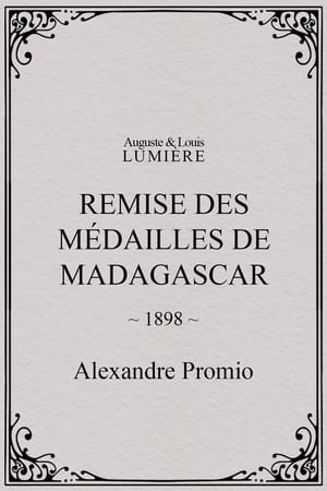 Remise des médailles de Madagascar