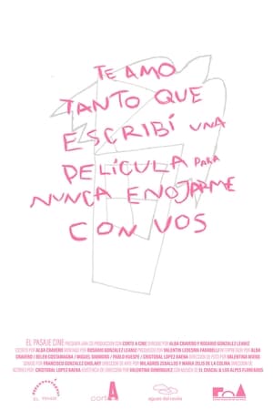 Te amo tanto que escribí una película para nunca enojarme con vos