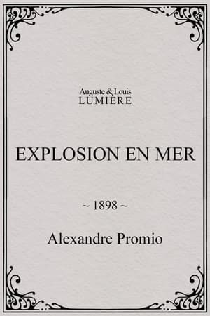Explosion en mer