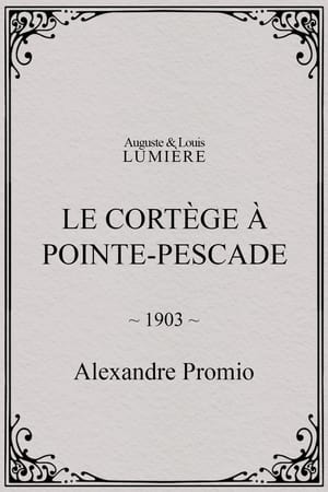 Le cortège à Pointe-Pescade